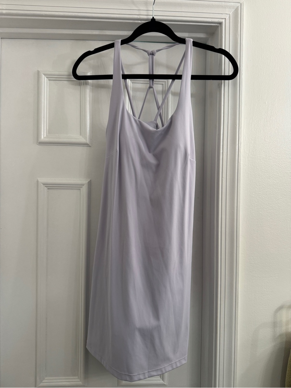 Women's Lavender Slip Dress with Strappy Back